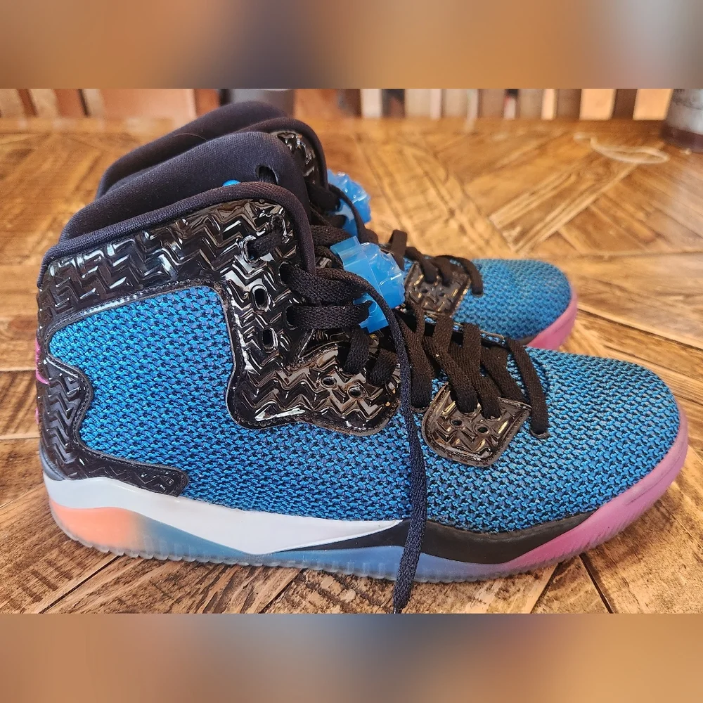 Air Jordan Spike Forty 'Photo Blue' 819952-029 Mens Blue And Pink Nike Air 10 - Picture 8 of 16